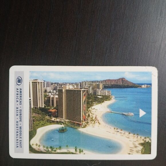 Hilton Hawaiian Village Waikiki Beach Resort Key Card Room Key Memorabilia - Picture 4 of 7